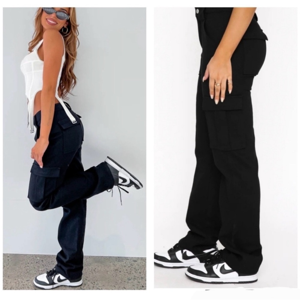 White Fox - Someone To You black cargo pants - NWT